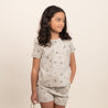 Organic Tee & Shorts Set - Surf - Makemake Organics