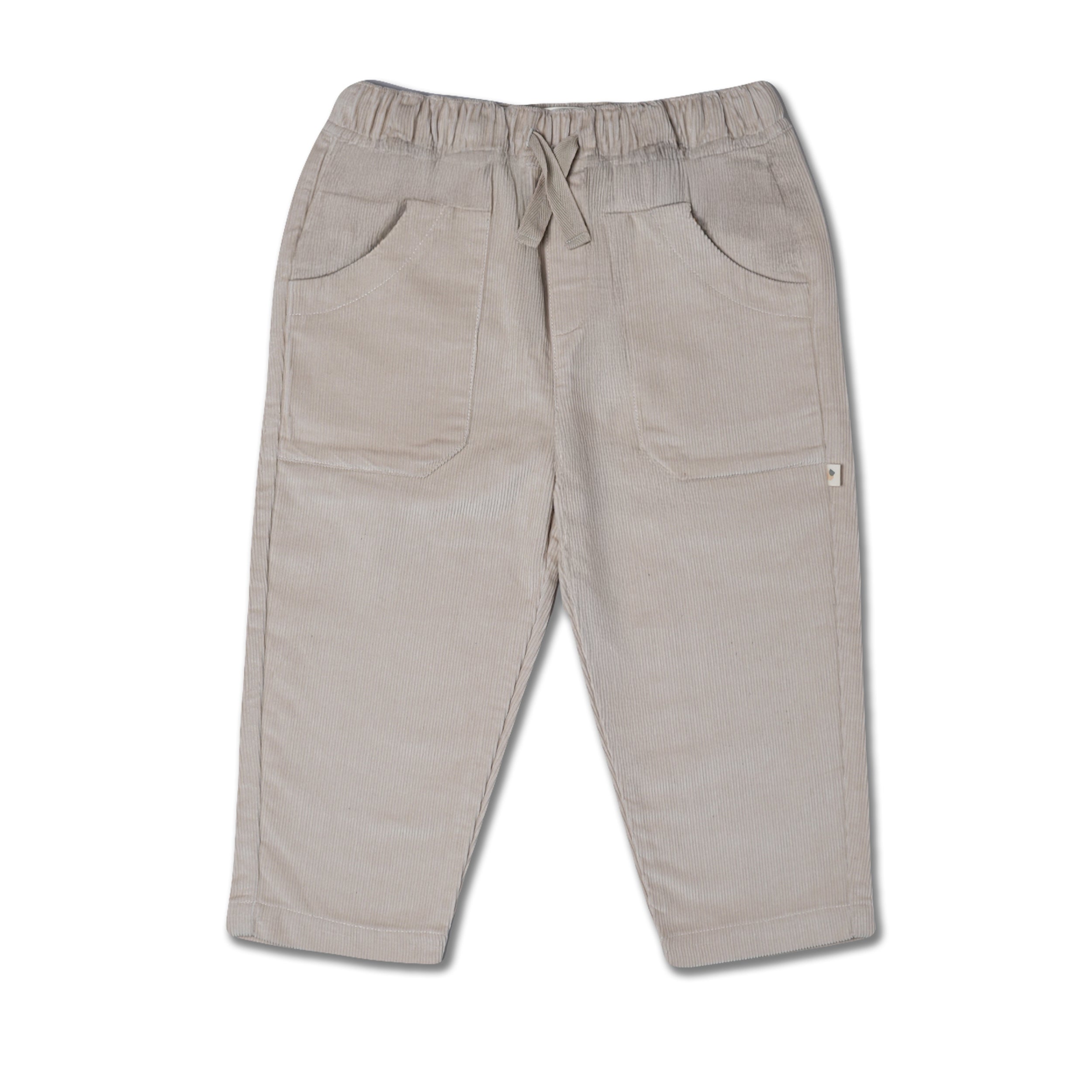 Organic Corduroy Pant - Oat - Makemake Organics