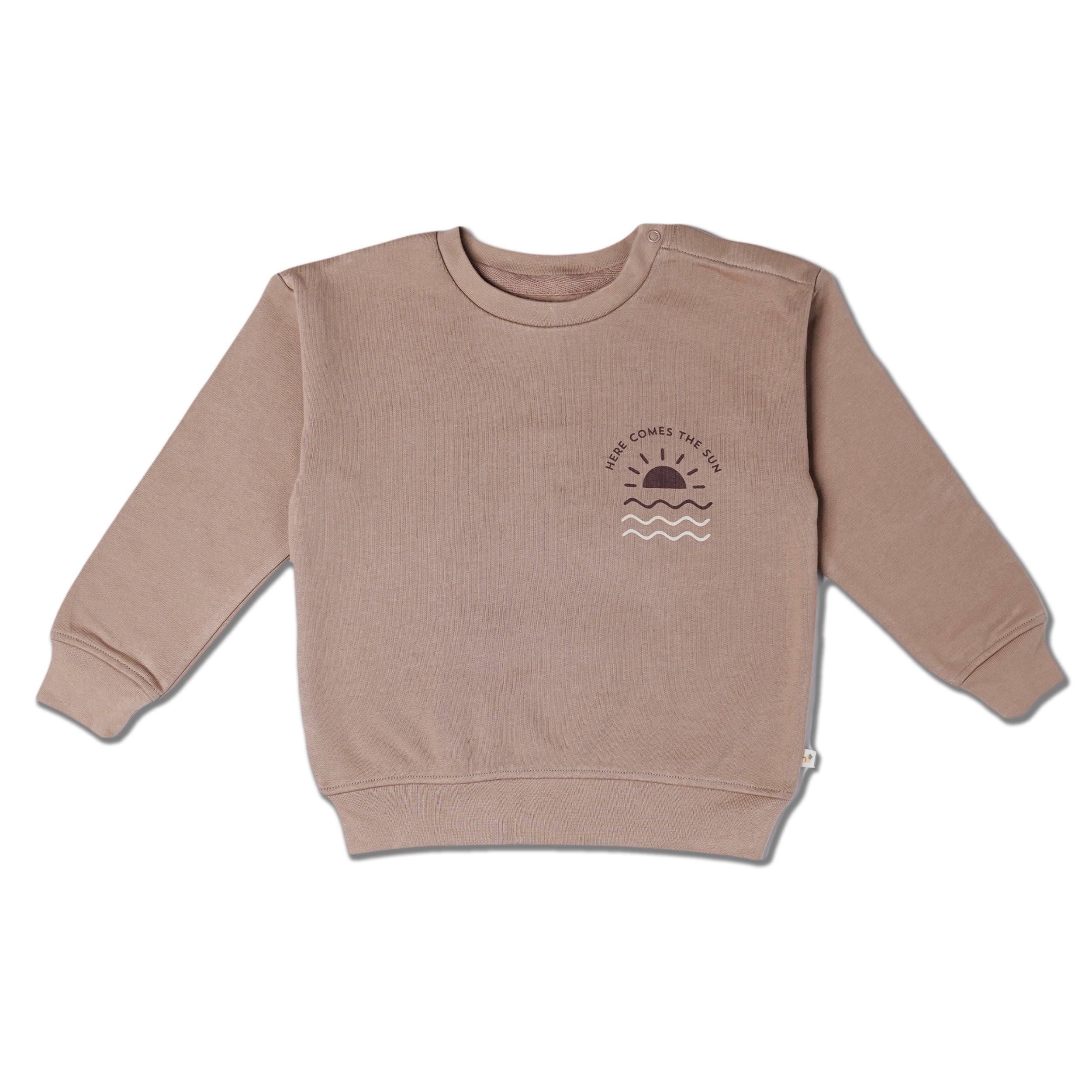 Organic Fleece Sweatshirt - Sunshine - Makemake Organics