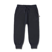 Organic Fleece Jogger Pants - Hale Navy - Makemake Organics