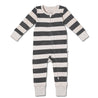 Organic 2-Way Zip Romper - Bold Stripes - Makemake Organics