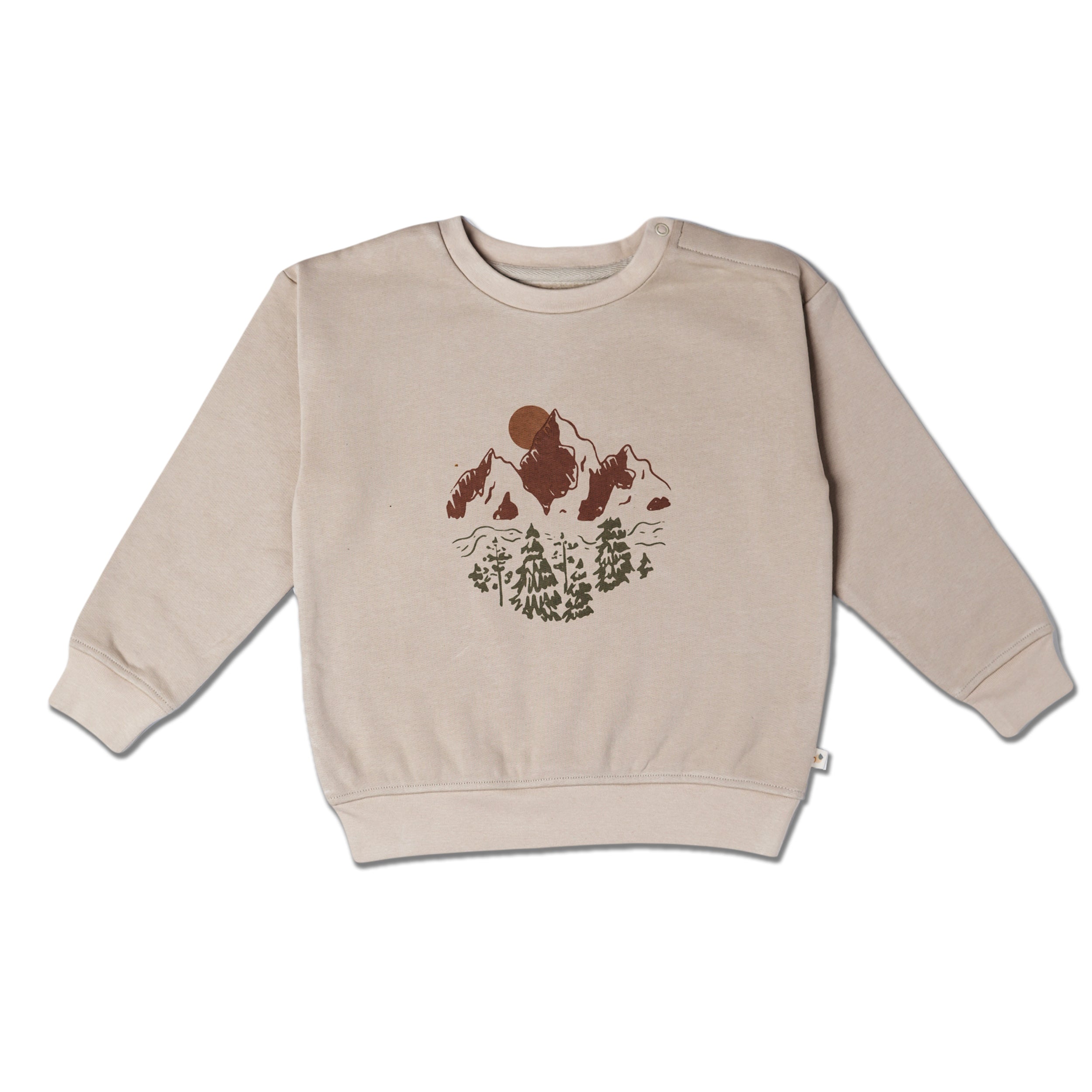 Organic Fleece Sweatshirt - Pinecrest - Makemake Organics