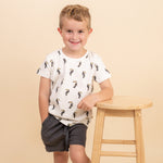 Organic Tee & Shorts Set - Toucan - Makemake Organics
