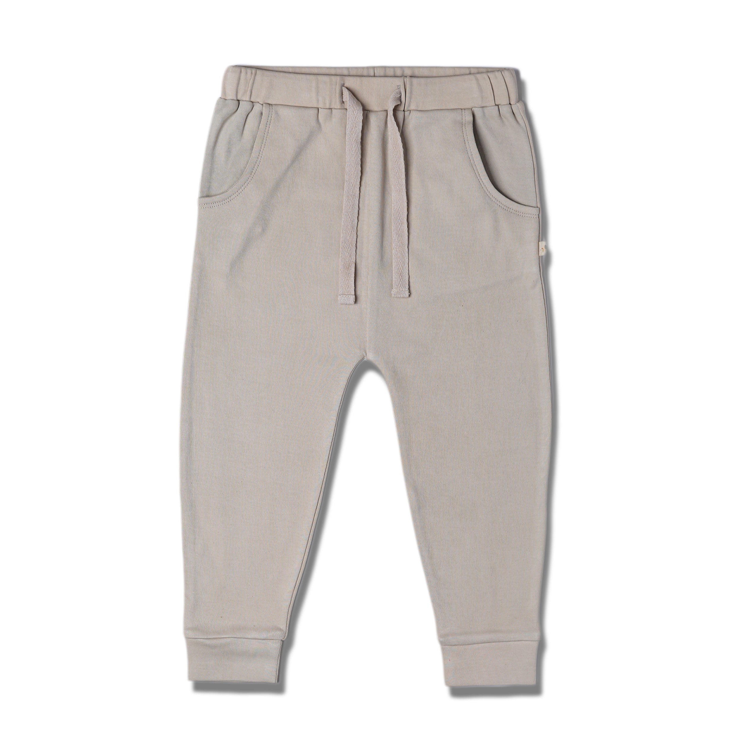 Organic Harem Pants - Oat - Makemake Organics