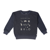 Organic Fleece Sweatshirt - Adventure - Makemake Organics