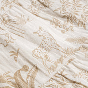 Organic Tiered Dress - Wild Tropics - Makemake Organics