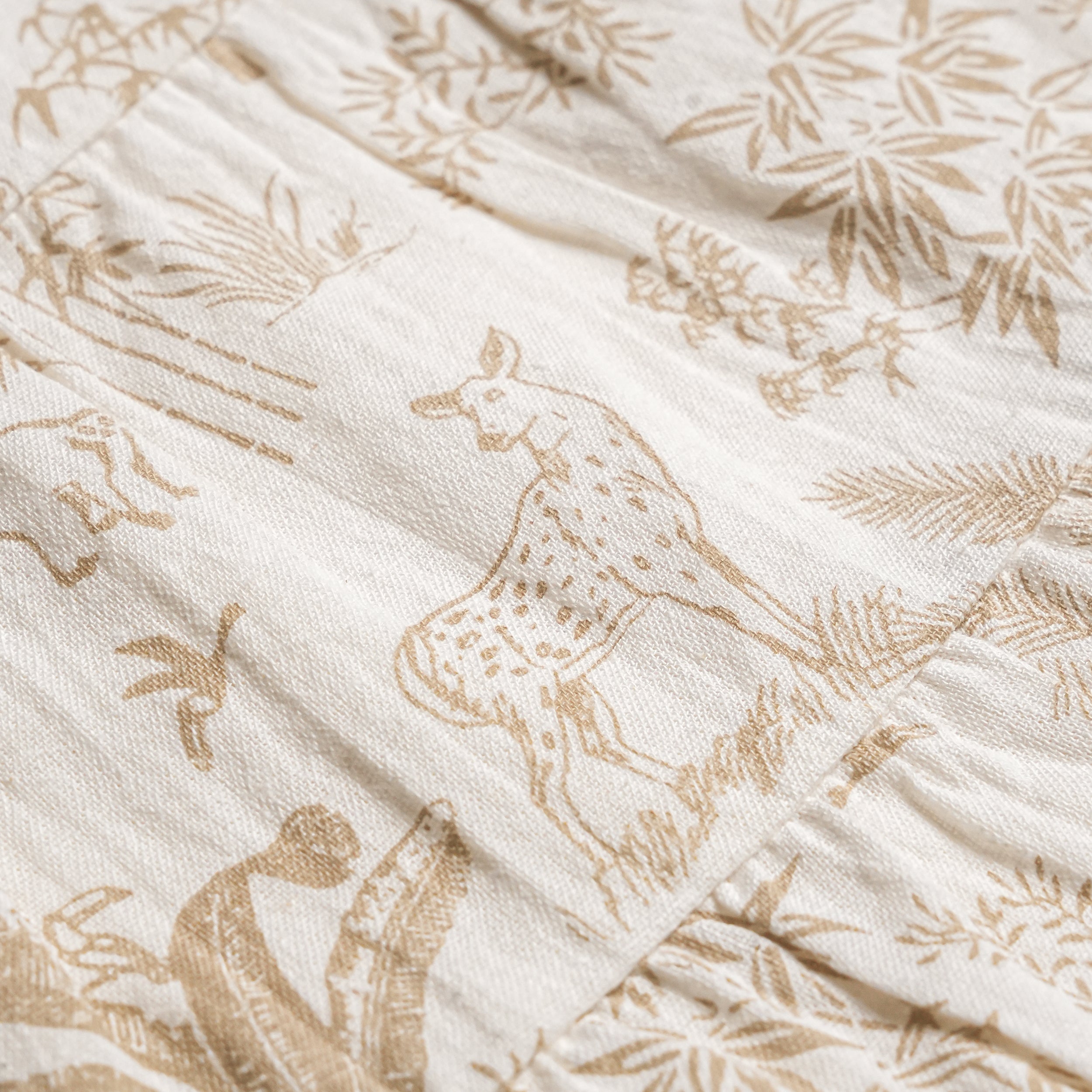 Organic Tiered Dress - Wild Tropics - Makemake Organics