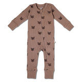 Organic 2-Way Zip Romper - Fox