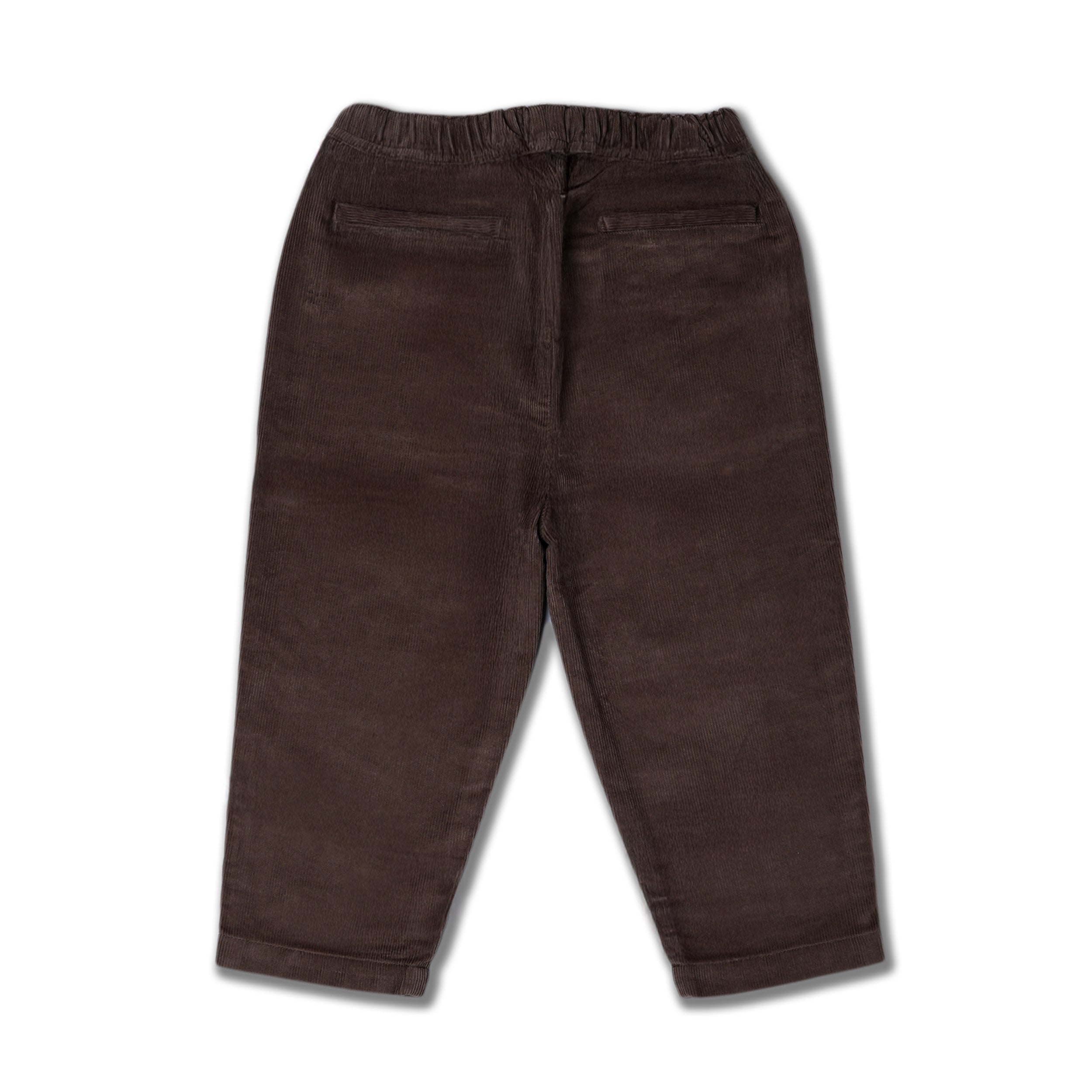 Organic Corduroy Pant - Dark Brown - Makemake Organics