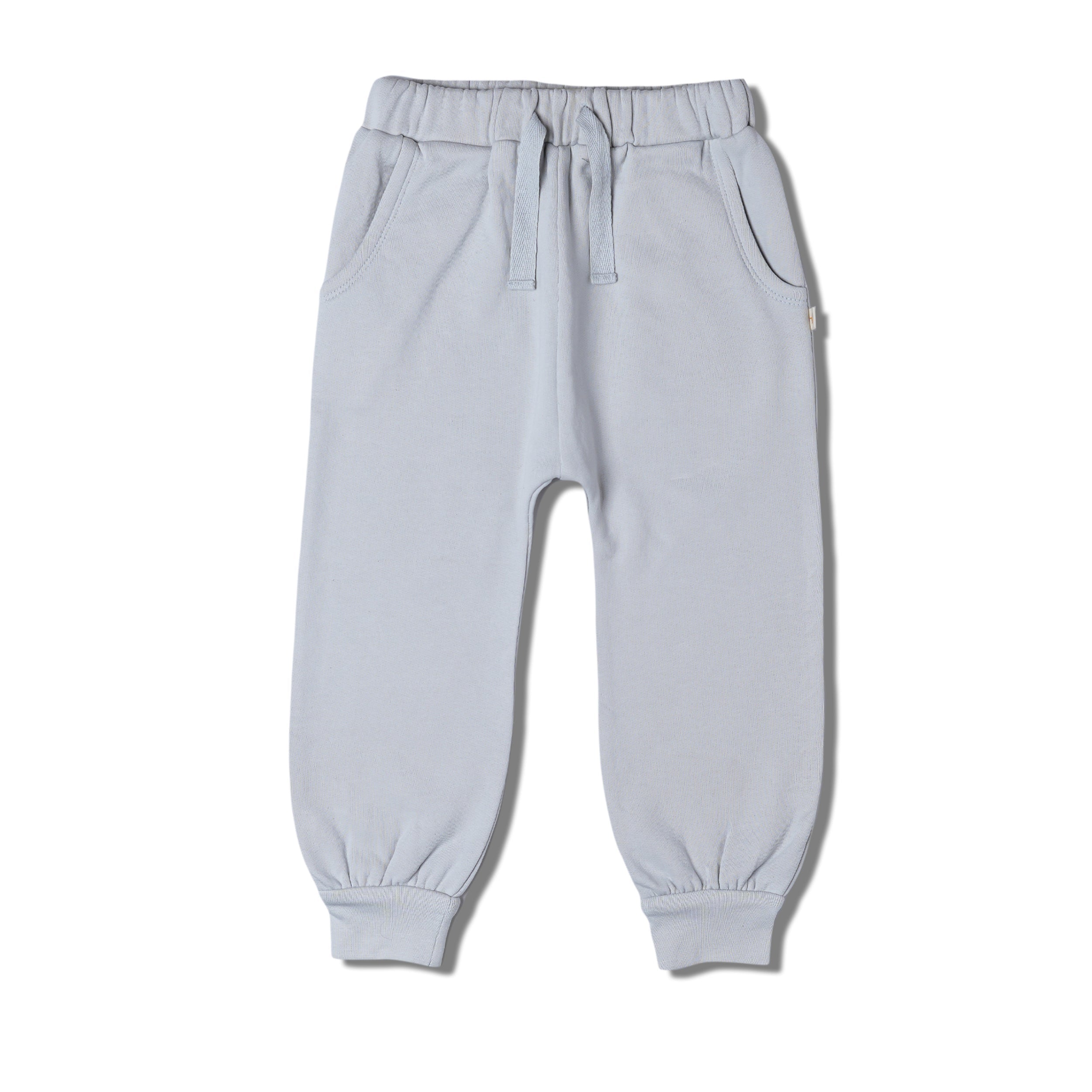 Organic Fleece Jogger Pants - Grey - Makemake Organics