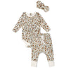 Organic Ruffle Onesie & Pants Set - Daffodil