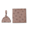 Organic Swaddle Blanket & Hat Set - Sun - Makemake Organics