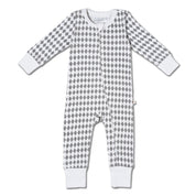 Organic 2-Way Zip Romper - Harlequin - Makemake Organics