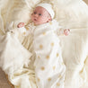 Organic Kimono Infant Sleep Gown - Summer Sun - Makemake Organics