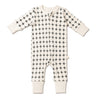 Organic 2-Way Zip Romper - Mod Dots - Makemake Organics