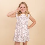 Organic Flutter Dress - Poppy