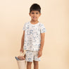 Organic Tee & Shorts Set - Coastal - Makemake Organics