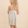 Organic Tie Back Strap Dress - Surf - Makemake Organics