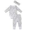 Organic Ruffle Onesie & Pants Set - Garden - Makemake Organics