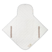 Organic Cotton Portable Changing Mat -Navy Stripes - Makemake Organics