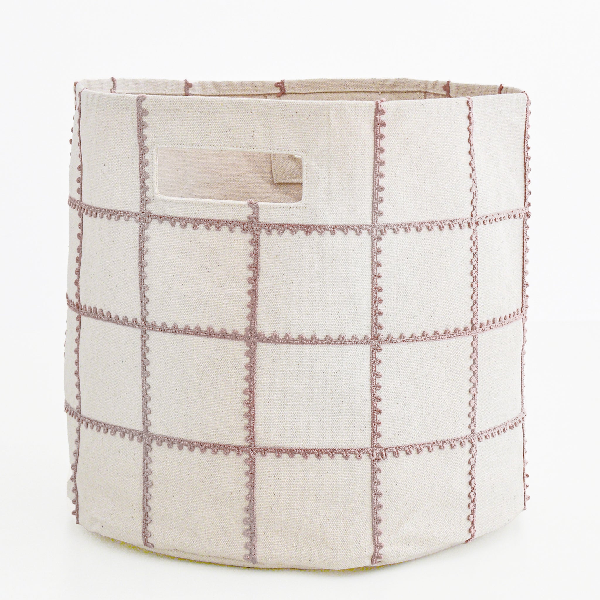 Storage Basket Mesh Lace - Pecan