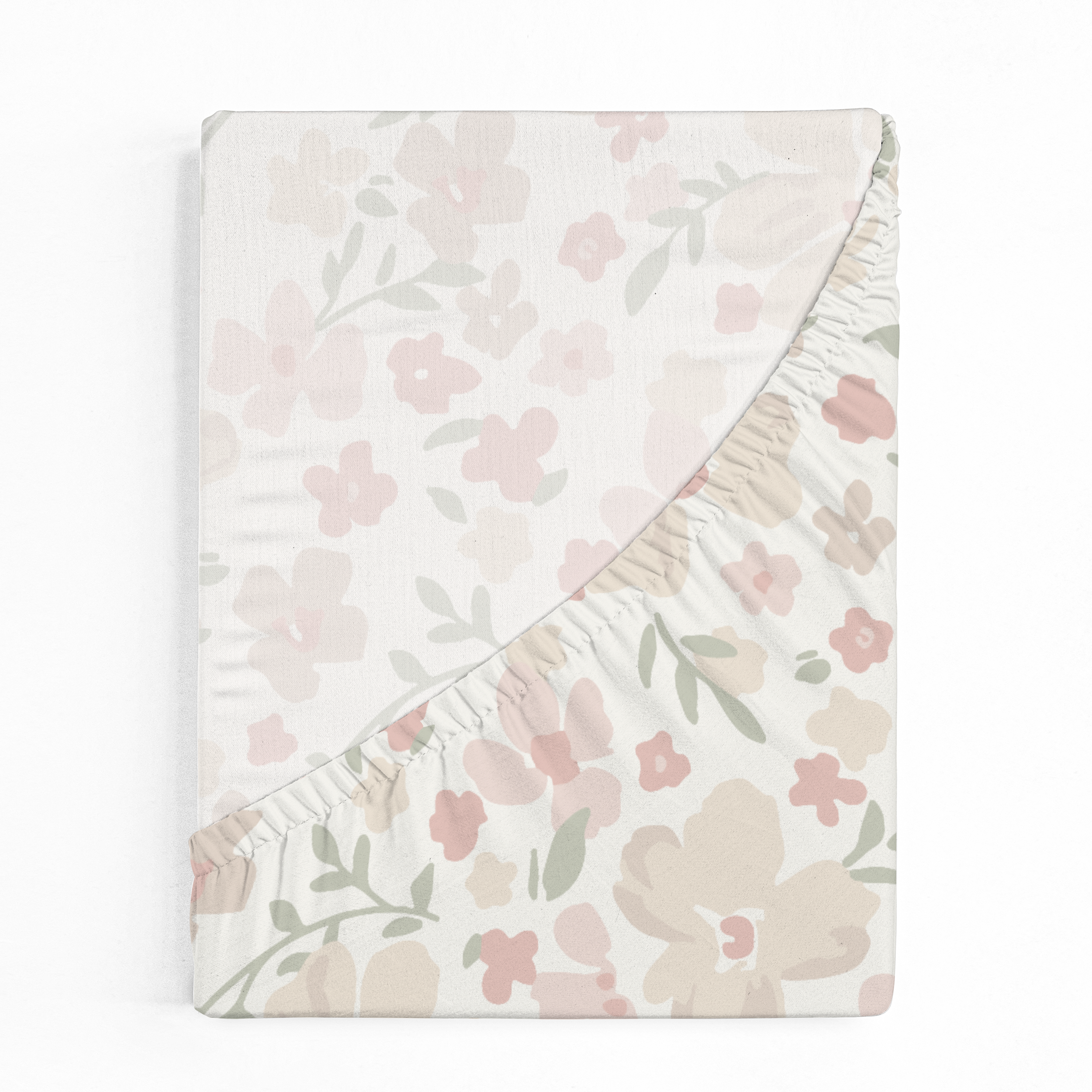 Organic Crib Sheet - Blossom - Makemake Organics