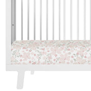 Organic Crib Sheet - Blossom - Makemake Organics