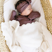 Baby Blanket Gift Set with Star Lovey - Ivory (Open Box Deal) - Makemake Organics