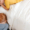 Organic Duvet Cover - Dotty & Rainbow - Open Box - Makemake Organics