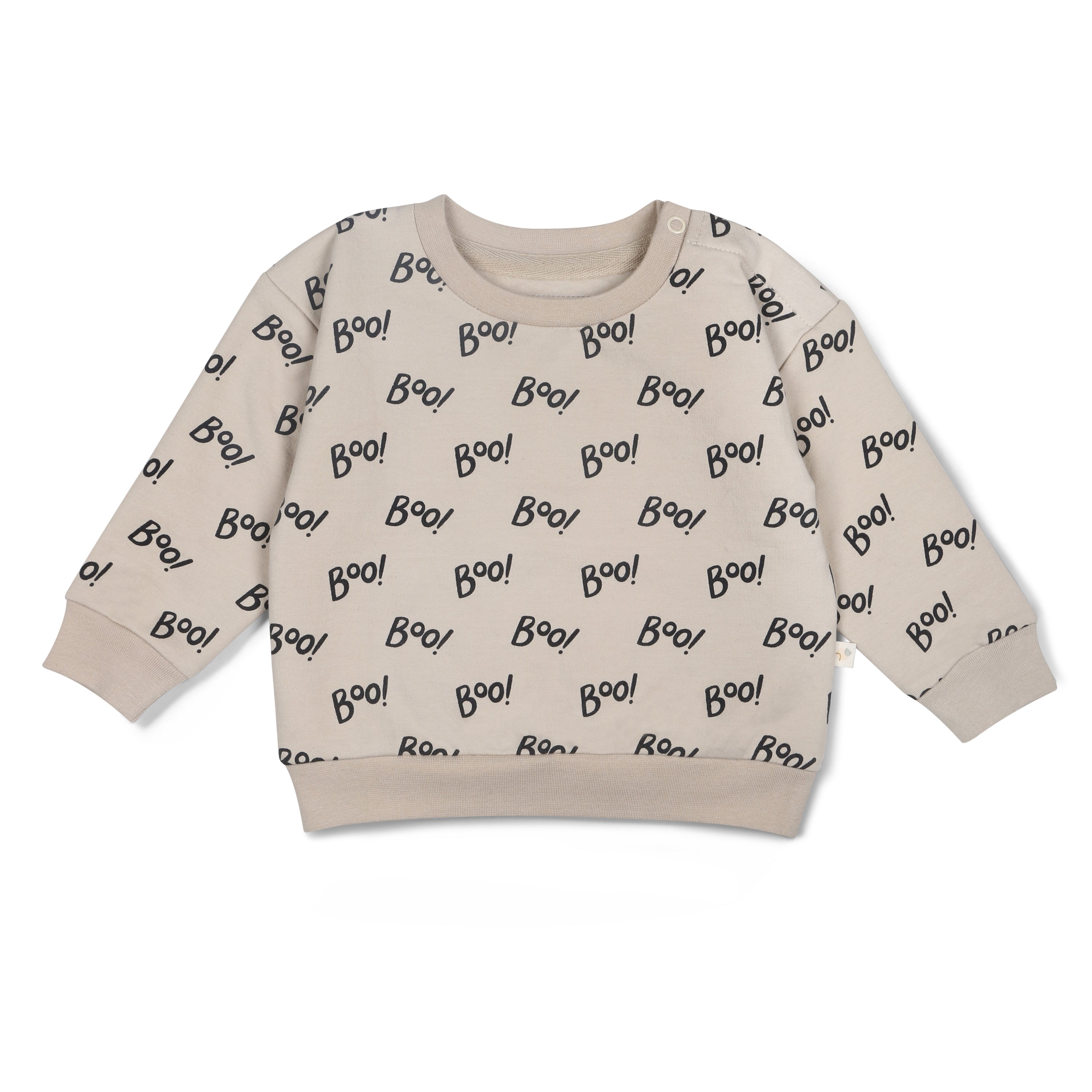 Organic Fleece Sweatshirt - Boo - Makemake Organics