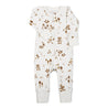 Organic 2-Way Zip Romper - Fungi - Makemake Organics