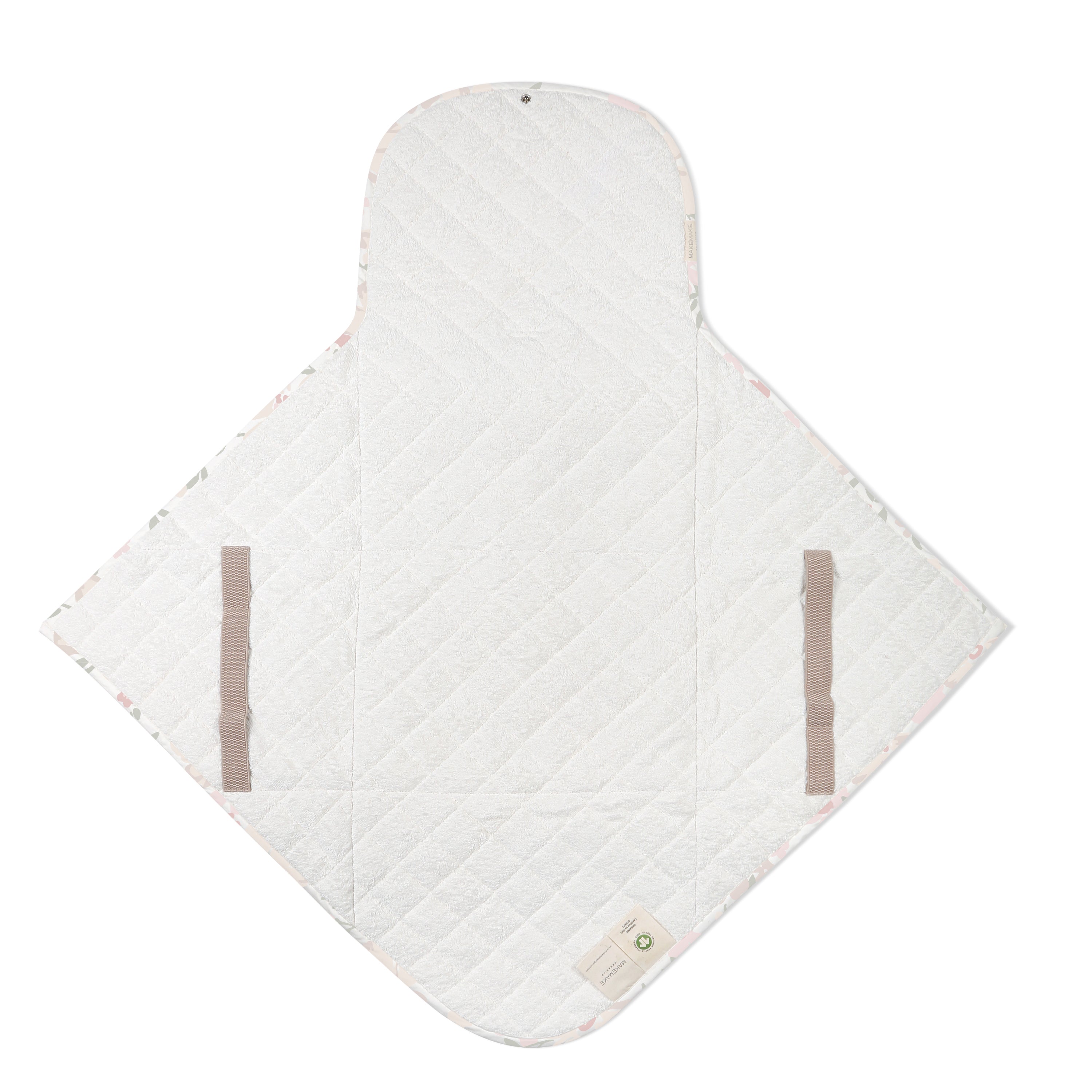 Organic Portable Changing Mat - Blossom - Makemake Organics