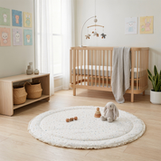 Organic Cotton Quilted Play Mat - Dotty - Makemake Organics