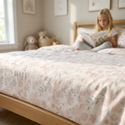 Organic Duvet Cover - Blossom - Makemake Organics
