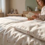Organic Duvet Cover - Bloom - Makemake Organics