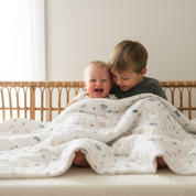 Organic Kids Quilt - Mighty Heros - Makemake Organics