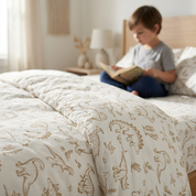 Organic Duvet Cover - Dino Dreams - Makemake Organics