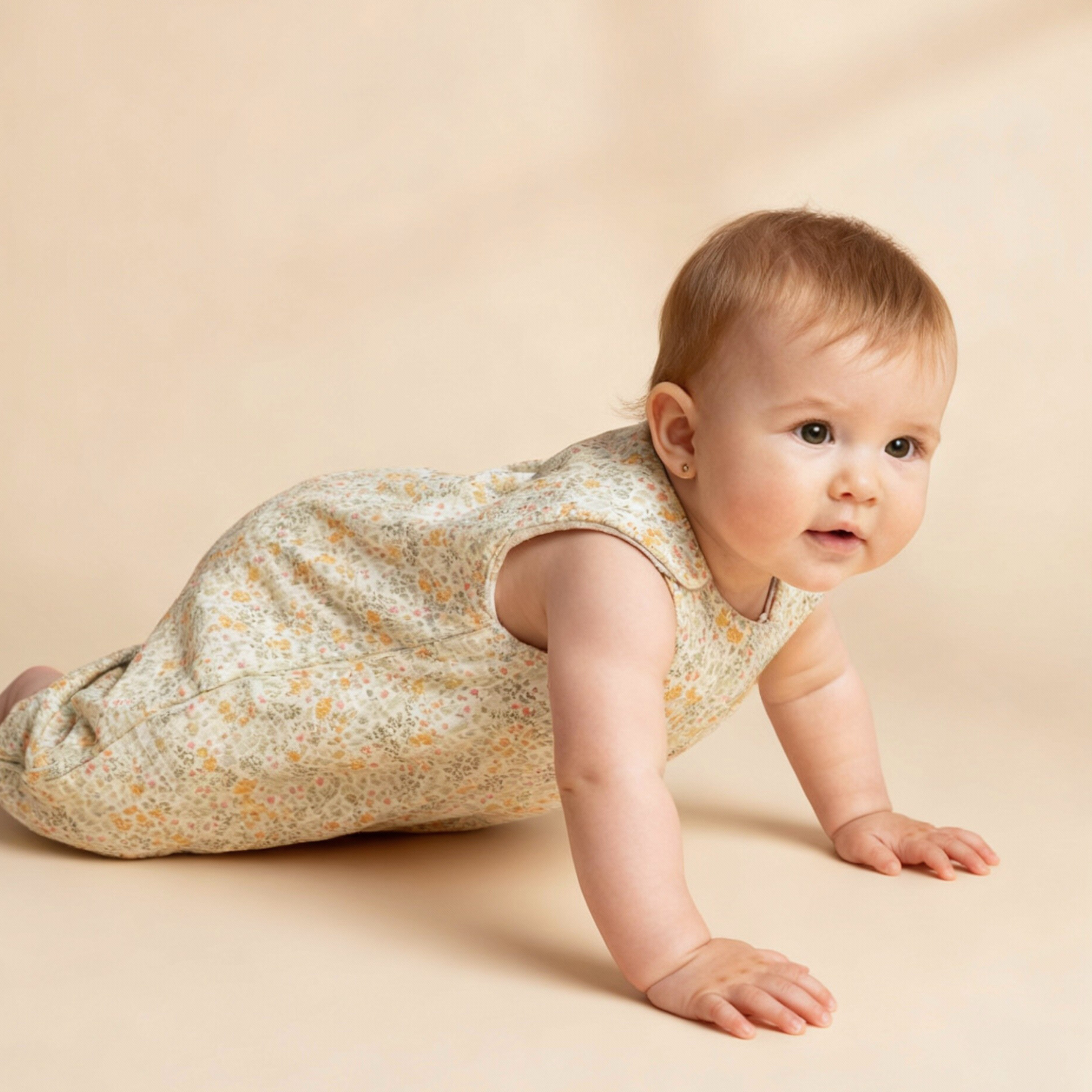 Organic Wearable Blanket - Bloomfield - Makemake Organics
