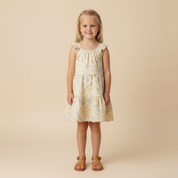 Organic Ruffle Tiered Dress - Bloomfield - Makemake Organics