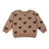 Organic Fleece Sweatshirt - Wild Bear - Makemake Organics