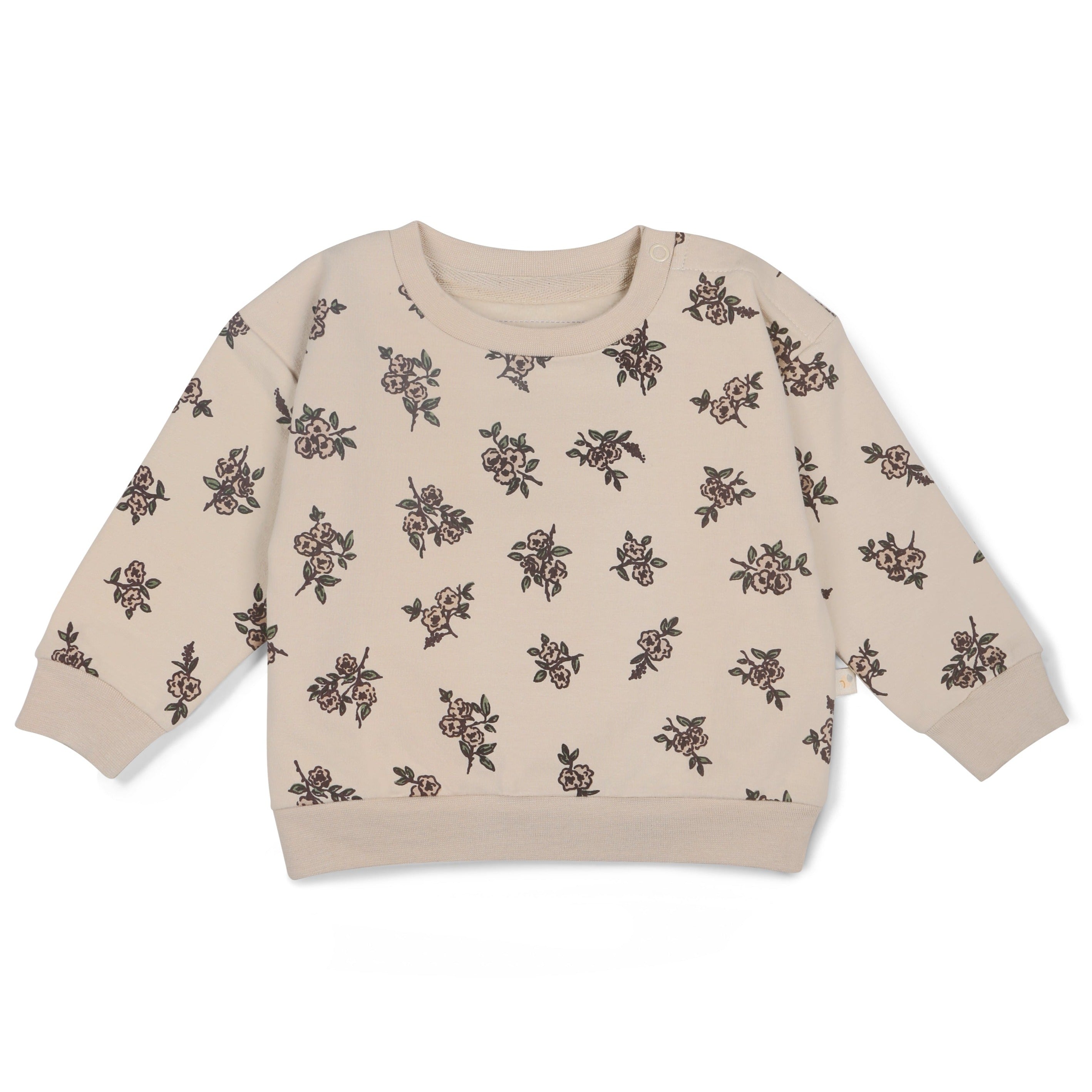 Organic Fleece Sweatshirt - Posy - Makemake Organics