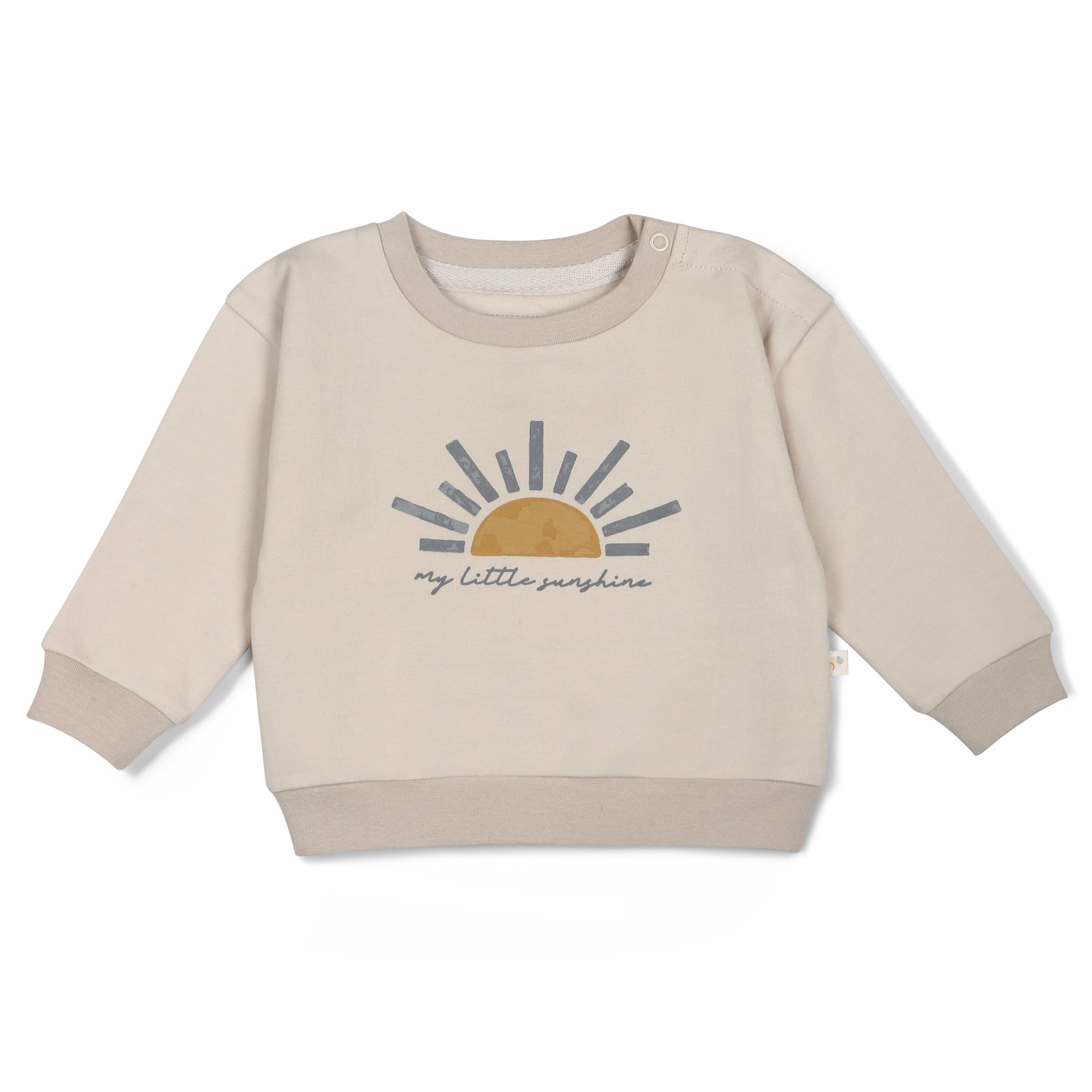 Organic Fleece Sweatshirt - My Little Sunshine - Makemake Organics