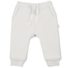 Organic Fleece Jogger Pants - Natural