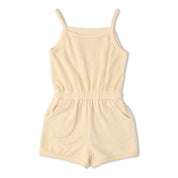 Organic Tank Romper - Butter Yellow - Makemake Organics
