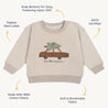 Organic Fleece Sweatshirt - Tis The Season - Makemake Organics