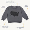 Organic Fleece Sweatshirt - Adventure Awaits