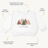 Organic Fleece Sweatshirt - Merry & Bright - Makemake Organics