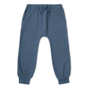Organic Fleece Jogger Pants - Navy