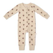 Organic 2-Way Zip Romper - Ballon Voyage