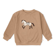 Organic Fleece Sweatshirt - Horse